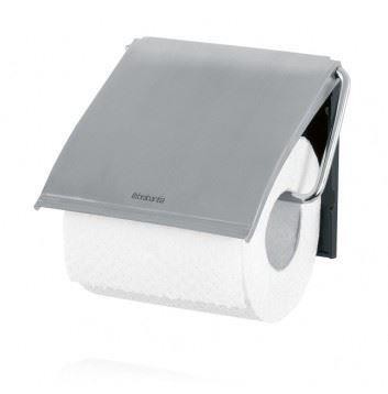 New Brabantia Toilet Roll Holder Matt Steel 10 Year Guarantee 385322 